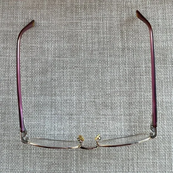 Anne Klein Women Eyeglasses Frame Red/Gold Tone glasses - Picture 9 of 11